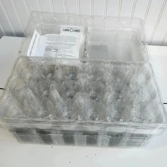 LOT OF 31 - 16 Count (16 Eggs) Grade A Large Egg Clear Egg Cartons - Picture 2 of 9